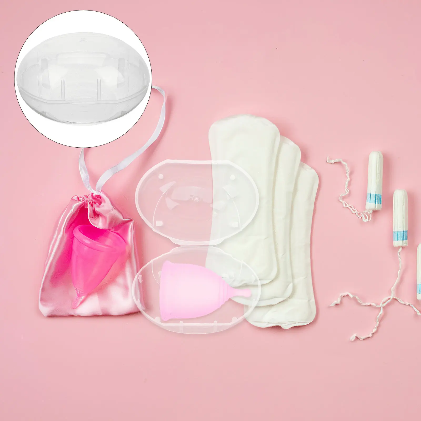 2Pcs Menstrual Cups Storage Box Premium PP Material Portable Period Cup Container for Sanitary Cup Pacifier Holder
2Pcs Menstrual Cups Storage Box Premium PP Material Portable Period Cup Container for Sanitary Cup Pacifier Holder