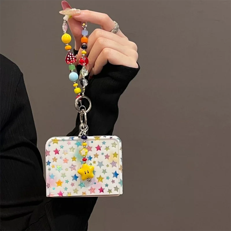 Colorful Star Print Phone Case for Huawei Pura X /Samsung Z Flip7/Xiaomi Mix Flip Cute Foldable Phone Cover with Handmade Chain
Colorful Star Print Phone Case for Huawei Pura X /Samsung Z Flip7/Xiaomi Mix Flip Cute Foldable Phone Cover with Handmade Chain