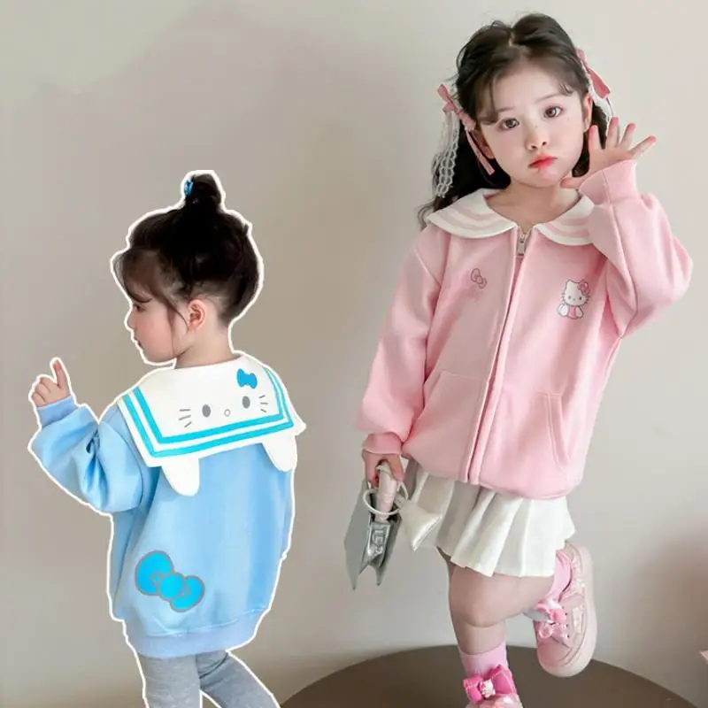 Sanriou пальто Hello Kitty куртка аниме Kawaii одежда для девочек детская куртка бейсбольная форма хлопок милый мультфильм фестивальный подарок
Sanriou пальто Hello Kitty куртка аниме Kawaii одежда для девочек детская куртка бейсбольная форма хлопок милый мультфильм фестивальный подарок