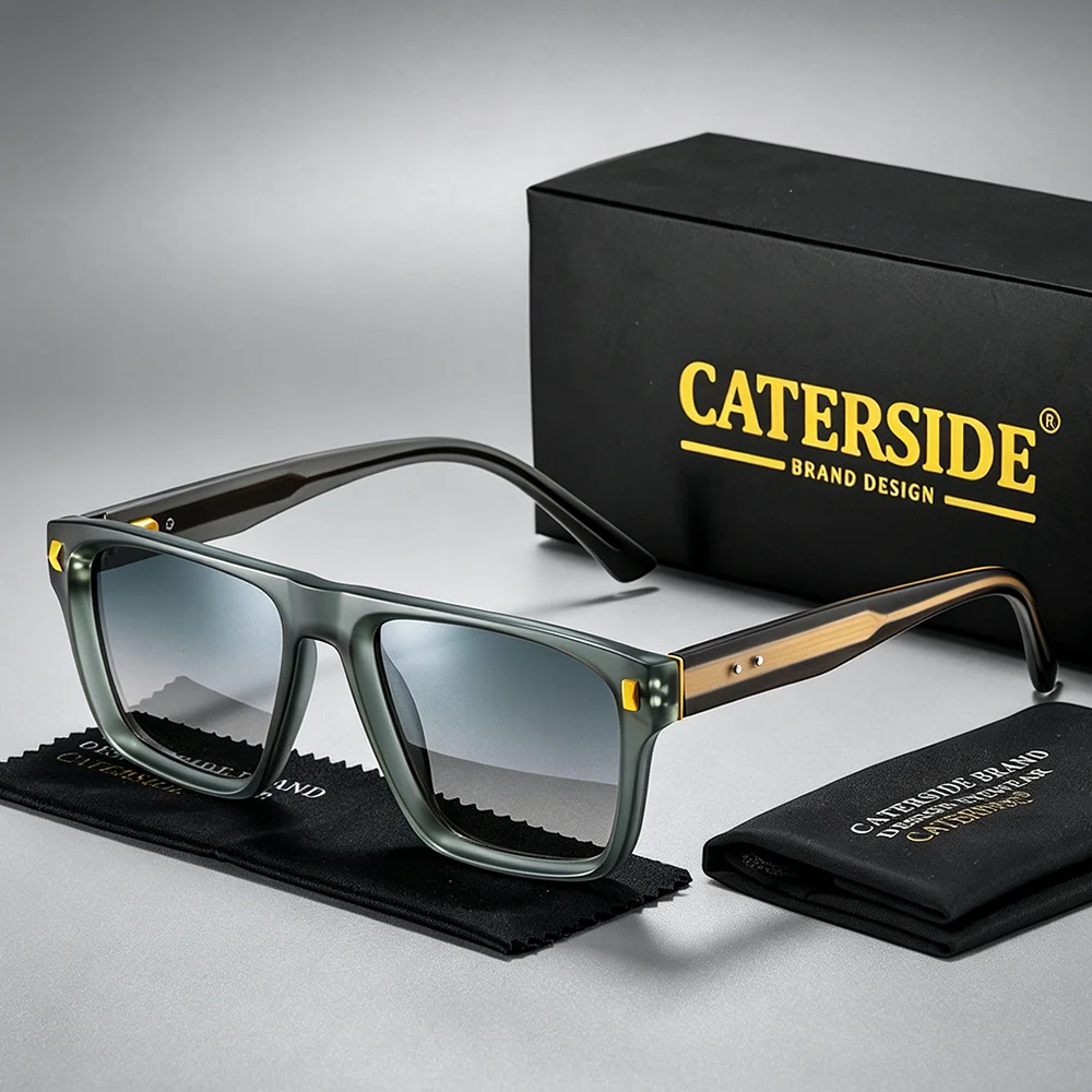 CATERSIDE New Retro Men's Sunglasses Square Frame Fashionable Sun Glasses Women's Outdoor Travel Beach Summer Glasses UV400
CATERSIDE New Retro Men's Sunglasses Square Frame Fashionable Sun Glasses Women's Outdoor Travel Beach Summer Glasses UV400