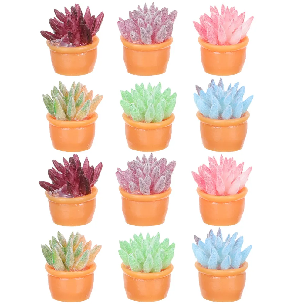 12Pcs Miniature Succulents Artificial Potted Plants for Dollhouse Mini Garden Decor Realistic Tiny Bonsai Home Desktop Ornament
12Pcs Miniature Succulents Artificial Potted Plants for Dollhouse Mini Garden Decor Realistic Tiny Bonsai Home Desktop Ornament