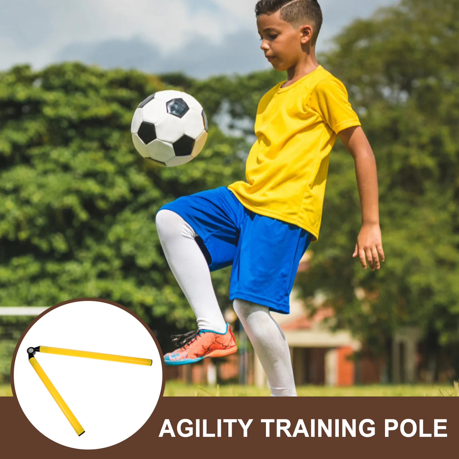 Folding Pole Portable Soccer Agility Soccer Supplies Training Tool For Football Basketball Drill Equipment
Folding Pole Portable Soccer Agility Soccer Supplies Training Tool For Football Basketball Drill Equipment