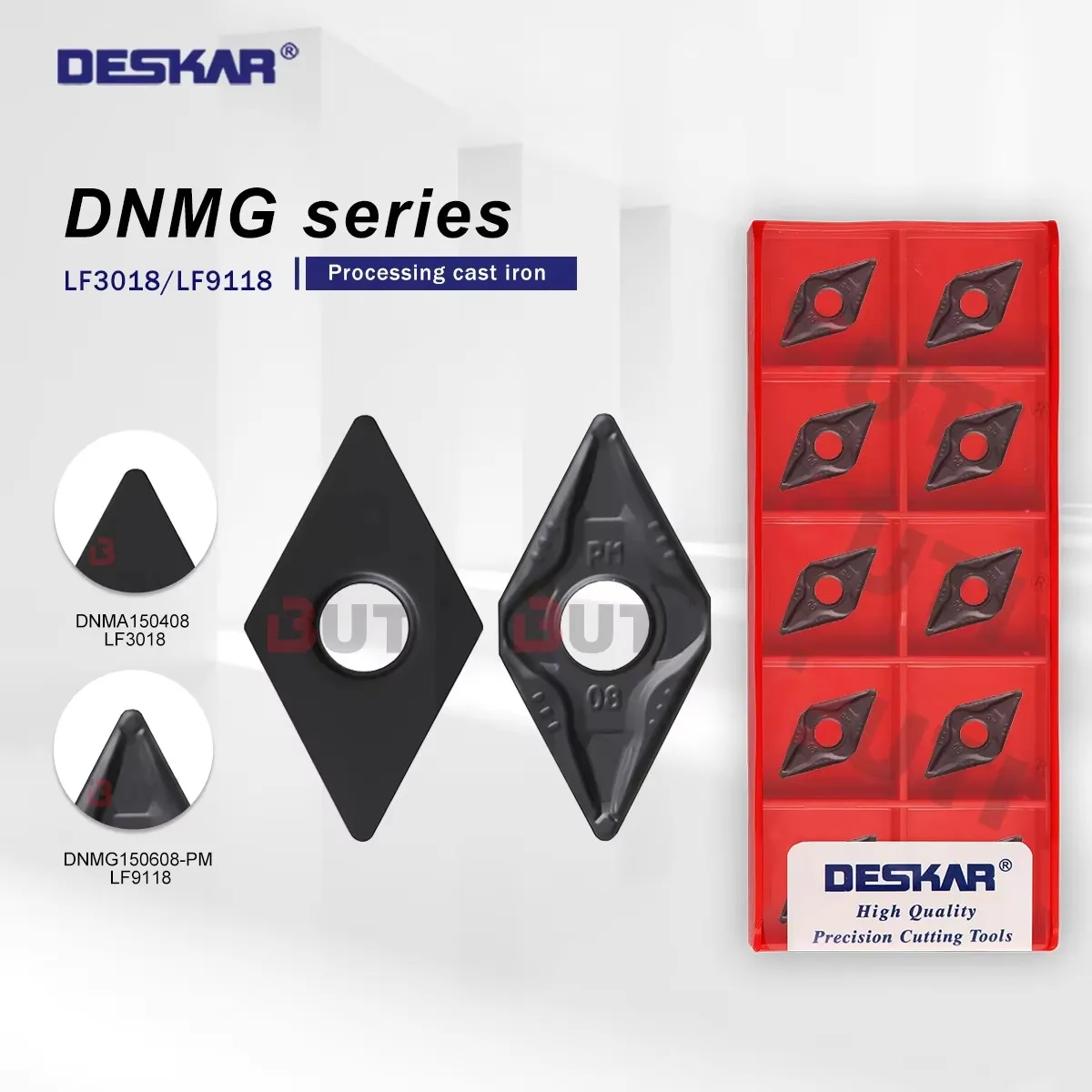 DESKAR 100% Original DNMA150408 LF3018 DNMG150608-PM LF9118 CNC Turning Tool Hard Alloy Turning Blade Outer Circle Turning Tools
DESKAR 100% Original DNMA150408 LF3018 DNMG150608-PM LF9118 CNC Turning Tool Hard Alloy Turning Blade Outer Circle Turning Tools