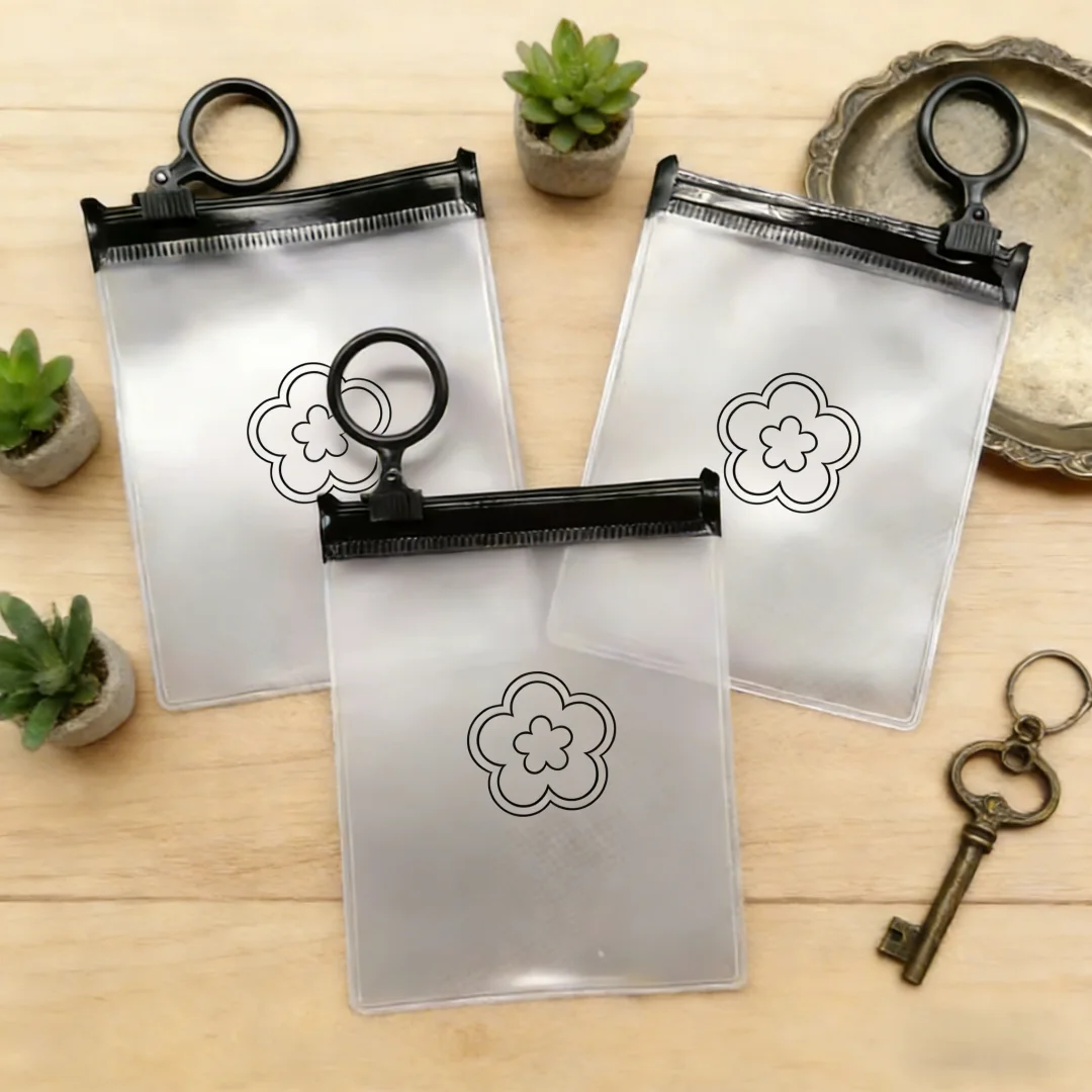 Custom Logo Black PVC Jewelry Packaging Bags Frosted Transparency Ziplock Travel Storage for Earrings Rings Necklaces
Custom Logo Black PVC Jewelry Packaging Bags Frosted Transparency Ziplock Travel Storage for Earrings Rings Necklaces