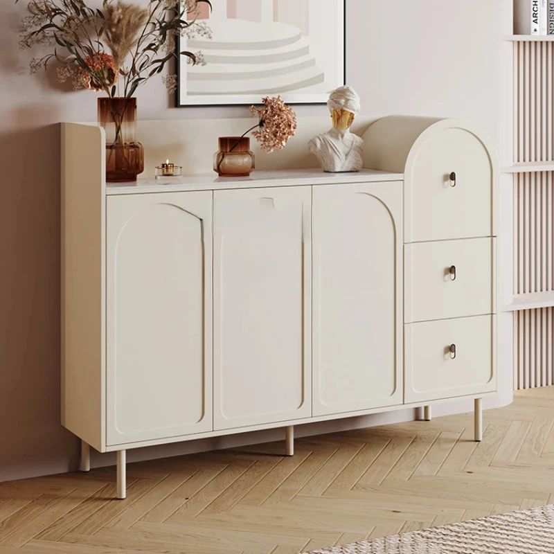 Cream Style Sideboard Cabinet Wall-Mounted Living Room Stone Plate Tea Cabinet French Style Locker
Cream Style Sideboard Cabinet Wall-Mounted Living Room Stone Plate Tea Cabinet French Style Locker
