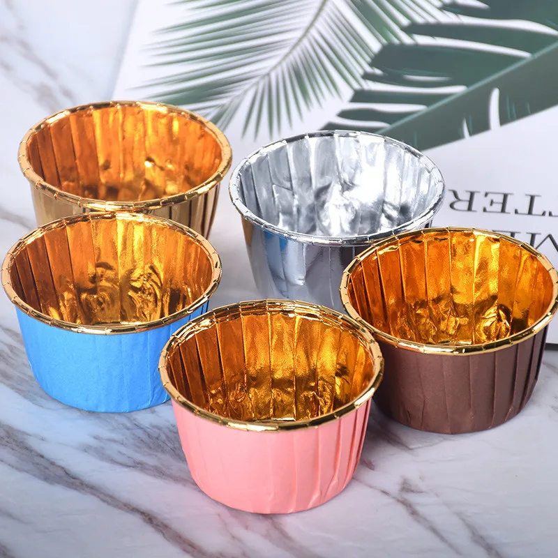 50pcs Medium Cupcake Oilproof Cake Liner Baking Tool Cup Tray Case Wedding Party Golden Muffin Wrapper Paper
50pcs Medium Cupcake Oilproof Cake Liner Baking Tool Cup Tray Case Wedding Party Golden Muffin Wrapper Paper