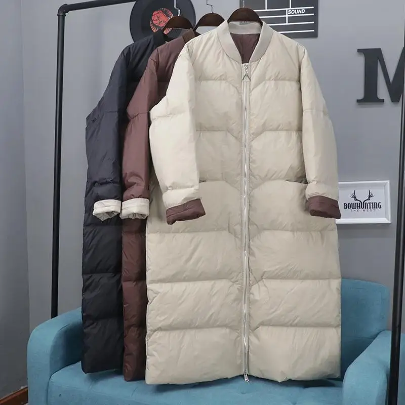 Lightweight Long Mid-Length Women's down Jaet White Du Feather Loose Fit Faionable Korean Sle Winter Coat
Lightweight Long Mid-Length Women's down Jaet White Du Feather Loose Fit Faionable Korean Sle Winter Coat