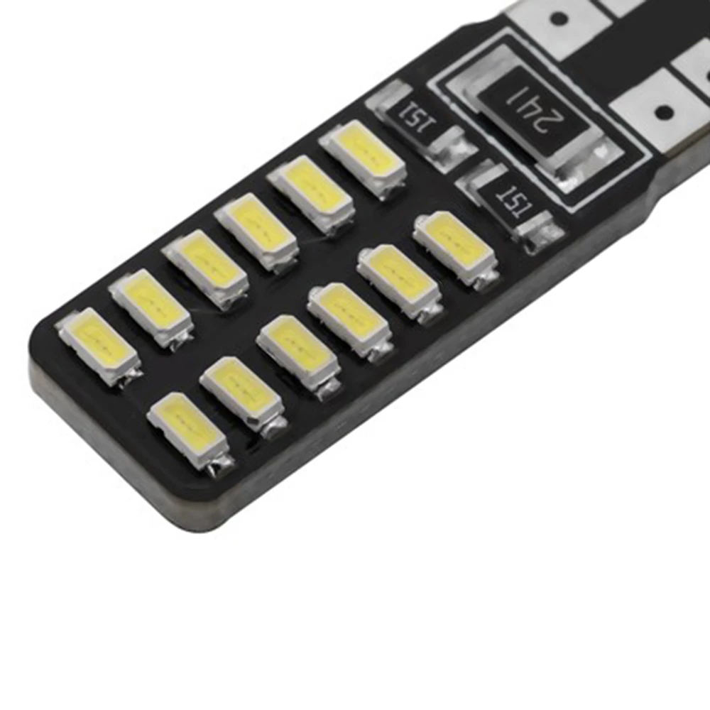 10pcs/Set White LED Lights DC 12V 24SMD Bulbs Parking Tail Map License Plate Lamps Car Replacement Accessories
10pcs/Set White LED Lights DC 12V 24SMD Bulbs Parking Tail Map License Plate Lamps Car Replacement Accessories