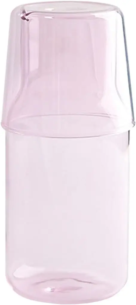 Clear Glass Bedside Night Water Carafe Tumbler Set, Pitcher and Cup Night Set
Clear Glass Bedside Night Water Carafe Tumbler Set, Pitcher and Cup Night Set