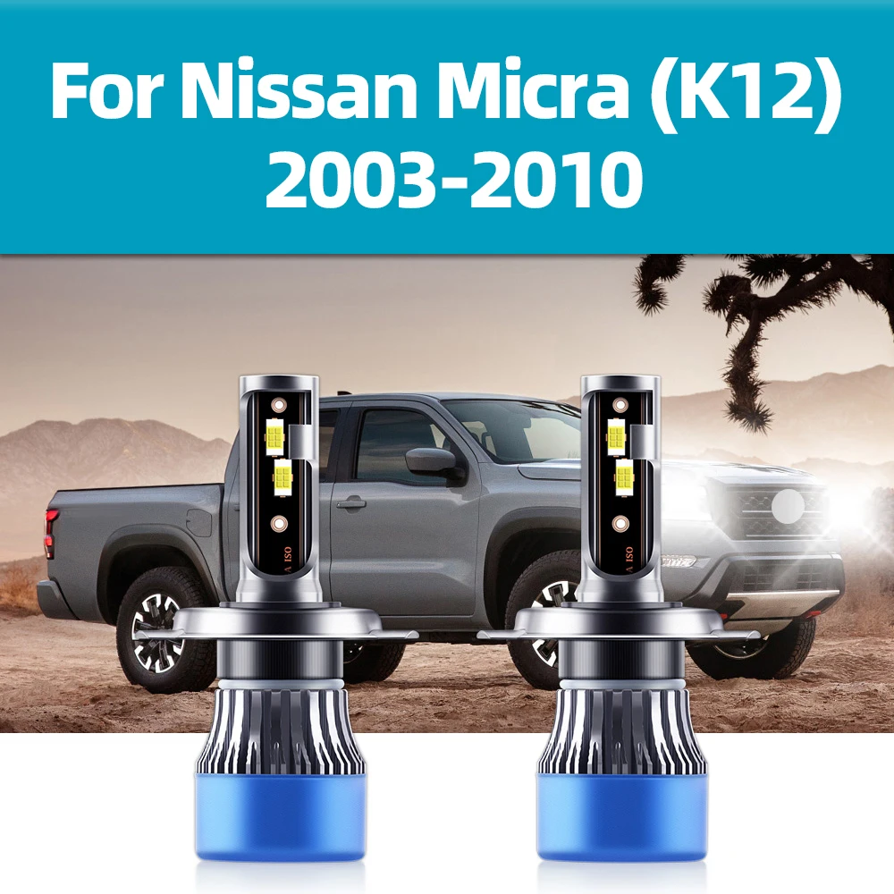 Led Headlight Bulbs H4 Hi-Low 110W Auto Turbo Car Head Lamps 12V For Nissan Micra (K12) 2003 2004 2005 2006 2007 2008 2009 2010
Led Headlight Bulbs H4 Hi-Low 110W Auto Turbo Car Head Lamps 12V For Nissan Micra (K12) 2003 2004 2005 2006 2007 2008 2009 2010