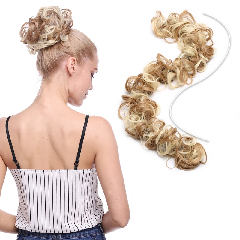 Synthetic Messy Scrunchies Elastic Band Hair Bun Straight Updo Hairpiece High Temperture Fiber Natural Fake Hair
Synthetic Messy Scrunchies Elastic Band Hair Bun Straight Updo Hairpiece High Temperture Fiber Natural Fake Hair
