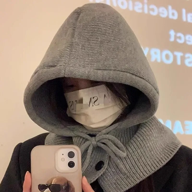 Зимняя Балаклава, трикотажные шапки унисекс с капюшоном, уличные теплые шапки с кулиской, цельные шапки с воротником, шапки, шапка
Зимняя Балаклава, трикотажные шапки унисекс с капюшоном, уличные теплые шапки с кулиской, цельные шапки с воротником, шапки, шапка