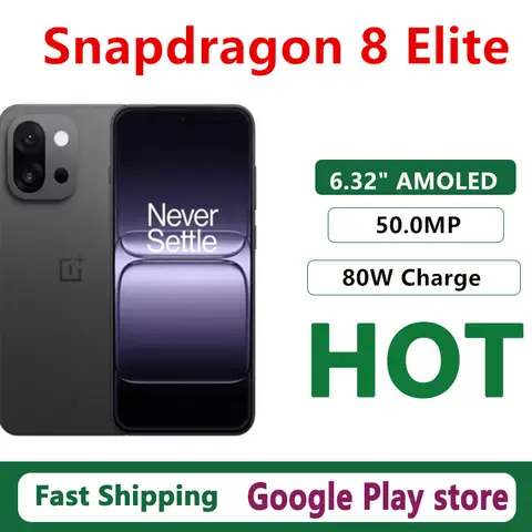 Original Oneplus 13T Mobile Phone Snapdragon 8 Elite 80W Charge 6260mAh 50.0MP Camera 6.32" AMOLED 120HZ Android 15.0