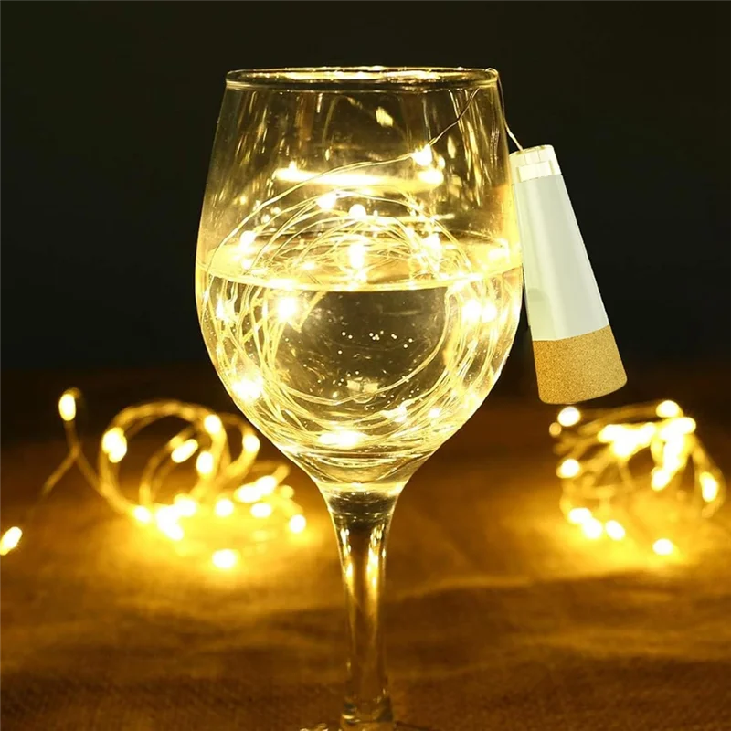 【Must-Haves】Wine Bottle Lights With Cork, USB Rechargeable Fairy Lights For Liquor Bottles , 20 LED String Lights Wire 4 Pack
【Must-Haves】Wine Bottle Lights With Cork, USB Rechargeable Fairy Lights For Liquor Bottles , 20 LED String Lights Wire 4 Pack