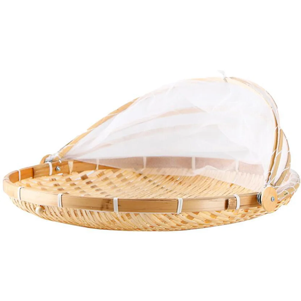 Bamboo Woven Basket Round Small Size Fly Proof Picnic Camping Kitchen Bread Fruit Vegetable Storage Food Serving Basket
Bamboo Woven Basket Round Small Size Fly Proof Picnic Camping Kitchen Bread Fruit Vegetable Storage Food Serving Basket