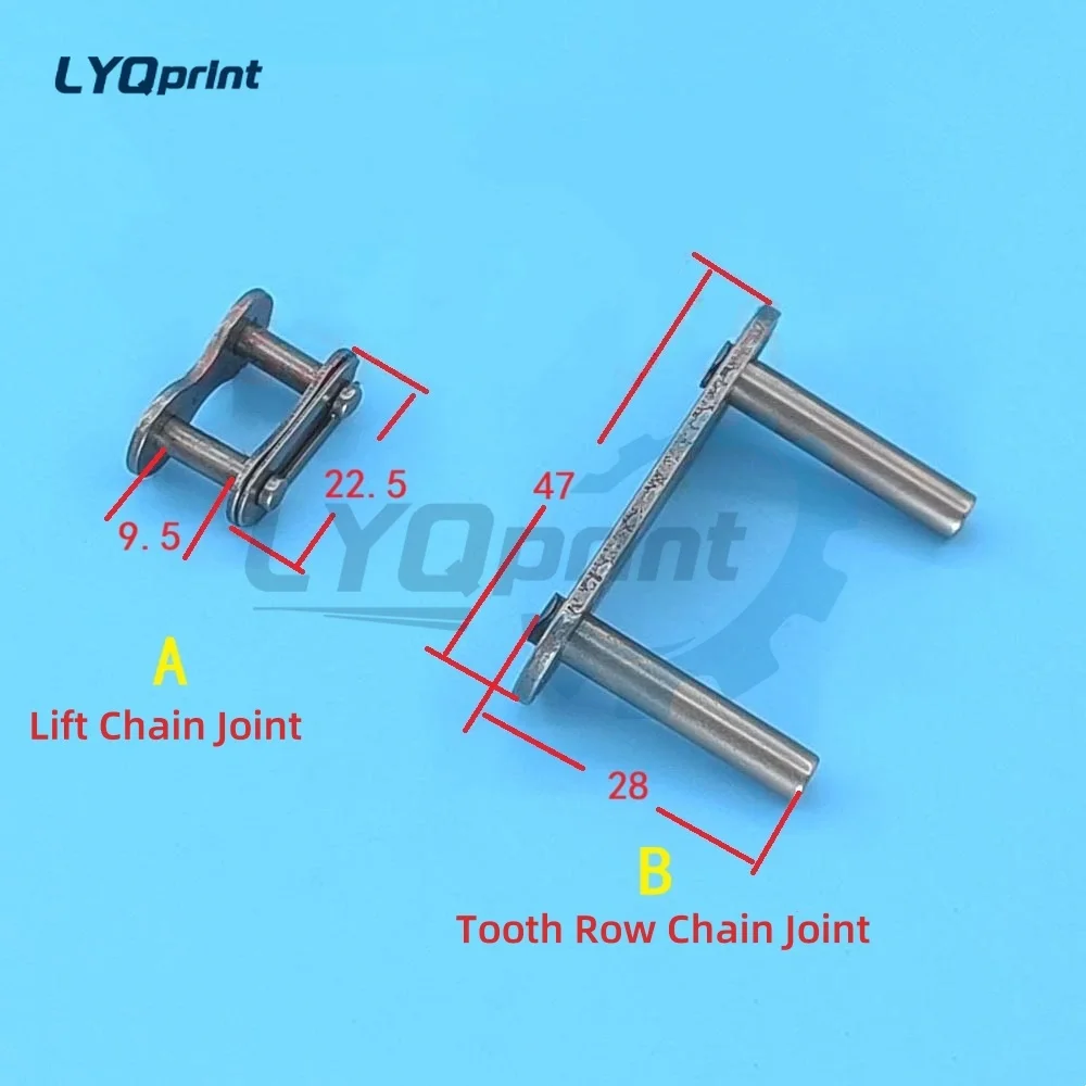 Heidelberg Chain Joint Paper Pallet Lifting Joint PM52 SM52 Paper Delivery Teeth Row Chain Buckle
Heidelberg Chain Joint Paper Pallet Lifting Joint PM52 SM52 Paper Delivery Teeth Row Chain Buckle