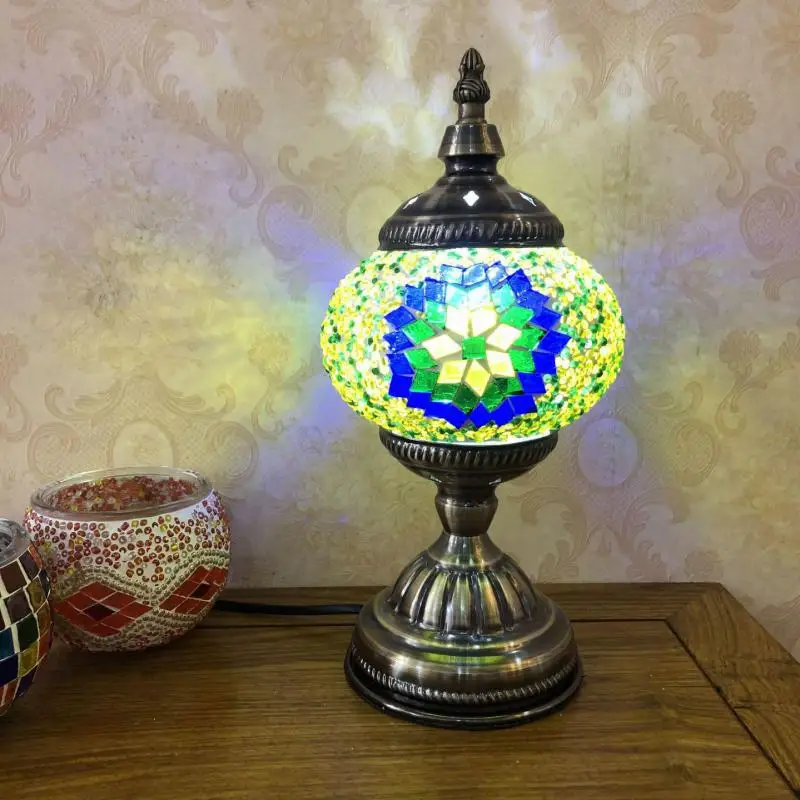 Moroccan Table Lamp Coffee Retro Bedside Restaurant Hotel Bar Turkish Decorative Desk Lamp Baby Room Decor Stained Glass Lightin
Moroccan Table Lamp Coffee Retro Bedside Restaurant Hotel Bar Turkish Decorative Desk Lamp Baby Room Decor Stained Glass Lightin