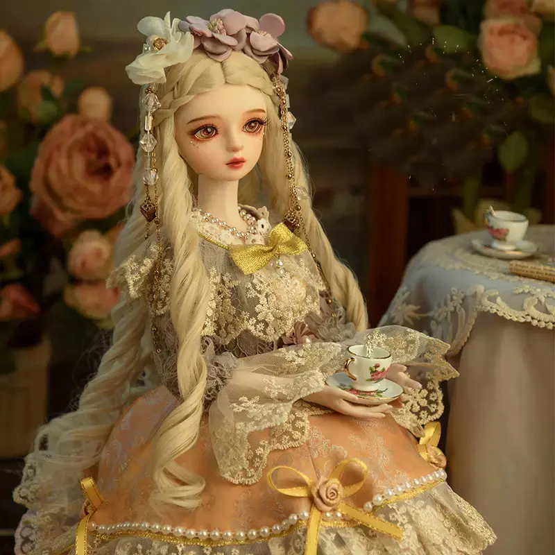 Handmade 1/3 Bjd Doll Big 60cm Gorgeous Lolita Style Classical Noble Princess Girl Ball-Jointed Dolls Full Set Gift
Handmade 1/3 Bjd Doll Big 60cm Gorgeous Lolita Style Classical Noble Princess Girl Ball-Jointed Dolls Full Set Gift