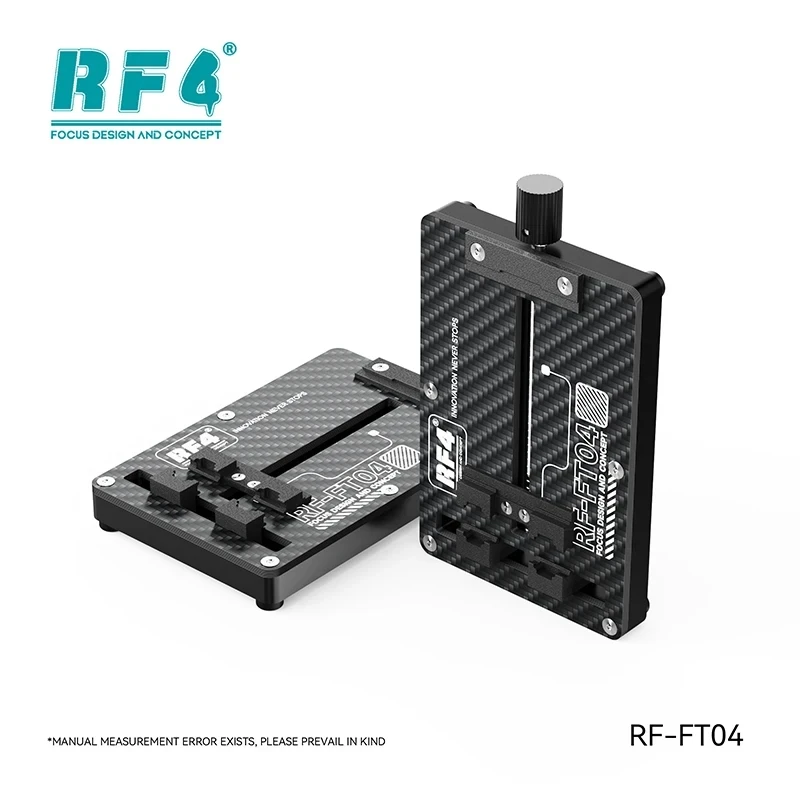 RF4 RF-FT04/FT05 Чип печатной платы телефона Регулируемый ремонтный приспособление для процессора мобильного телефона NAND WIFI IC Ремонт Фиксированный зажим Держатель Инструменты
RF4 RF-FT04/FT05 Чип печатной платы телефона Регулируемый ремонтный приспособление для процессора мобильного телефона NAND WIFI IC Ремонт Фиксированный зажим Держатель Инструменты