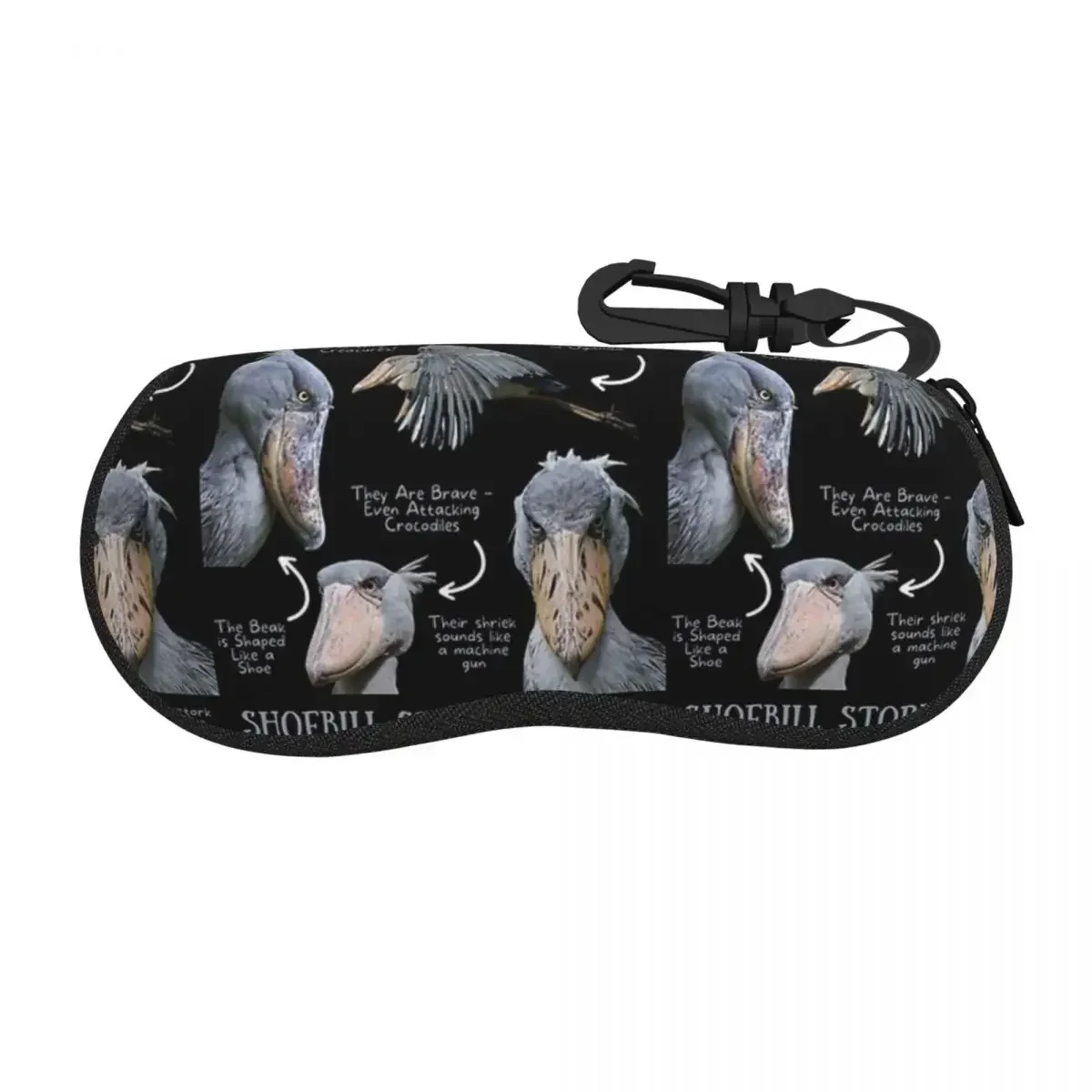 Shoebill Stork Fun Fact Shell Чехол для очков Защитная коробка для солнцезащитных очков Женская и мужская мягкая сумка для очков
Shoebill Stork Fun Fact Shell Чехол для очков Защитная коробка для солнцезащитных очков Женская и мужская мягкая сумка для очков