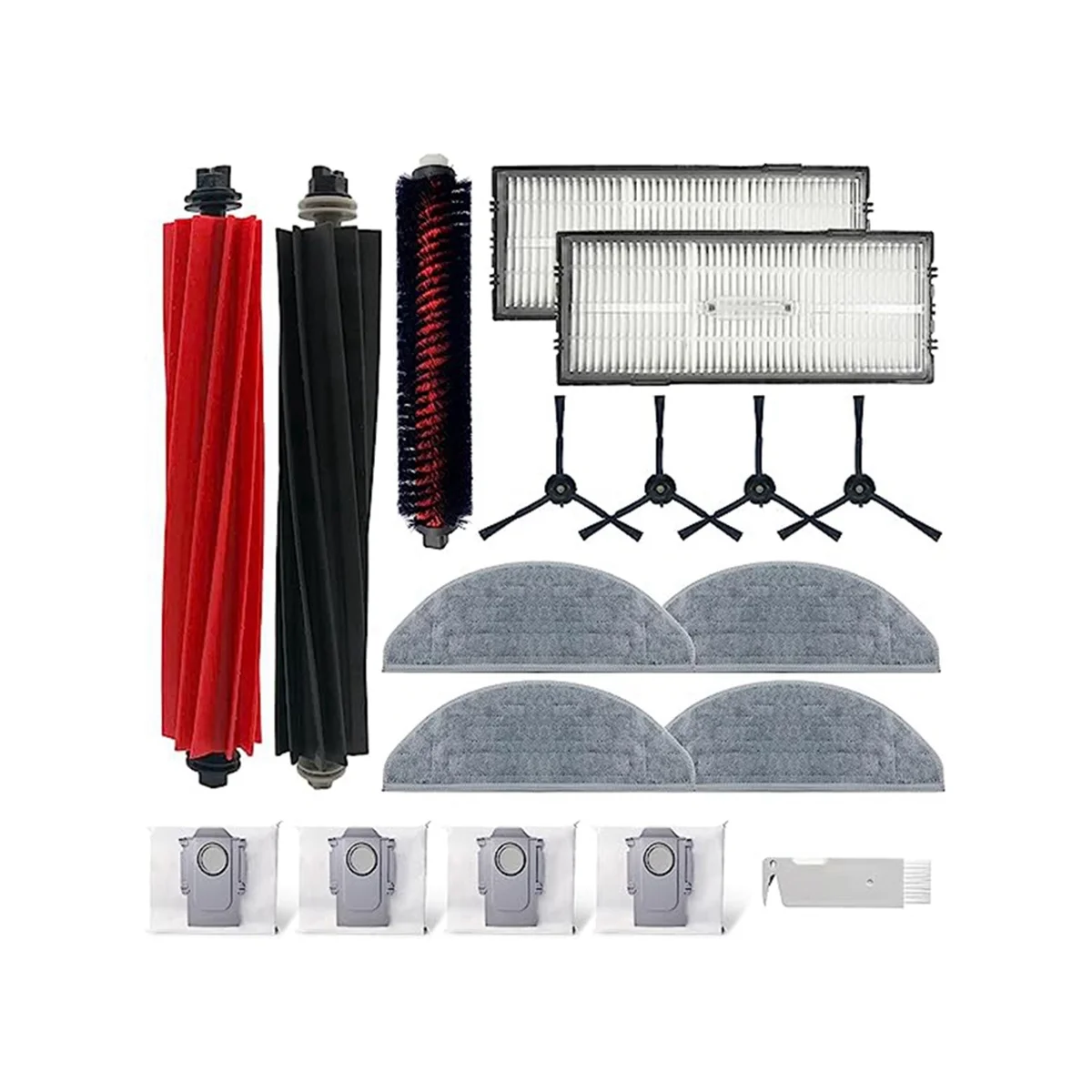 Sweeper Accessories Suitable for Sweeping Robot Accessories S8/S8 +/S8 Pro/G20 Main Brush Side Brush Filter Mesh Wipe Dust Bag
Sweeper Accessories Suitable for Sweeping Robot Accessories S8/S8 +/S8 Pro/G20 Main Brush Side Brush Filter Mesh Wipe Dust Bag