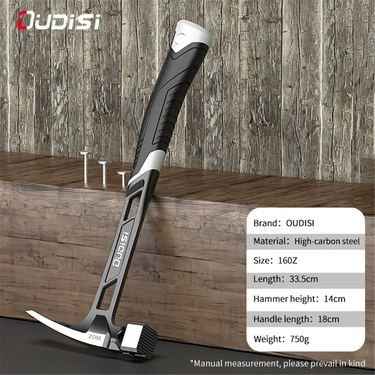 Non-slip Magnetic Suction Hammer Woodworking Hammer Nail Hammer Tool Shockproof Multifunction For Automatic Hand Steel Claw
Non-slip Magnetic Suction Hammer Woodworking Hammer Nail Hammer Tool Shockproof Multifunction For Automatic Hand Steel Claw