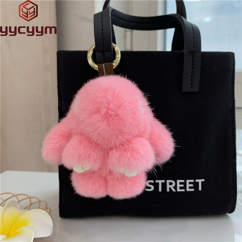 Cute Long Ear Bunny Keychain Real Mink Fur Rabbit Doll Pendant Toys Keyring Handbag Charm Ornament Pompom Plush Jewelry Gifts
Cute Long Ear Bunny Keychain Real Mink Fur Rabbit Doll Pendant Toys Keyring Handbag Charm Ornament Pompom Plush Jewelry Gifts