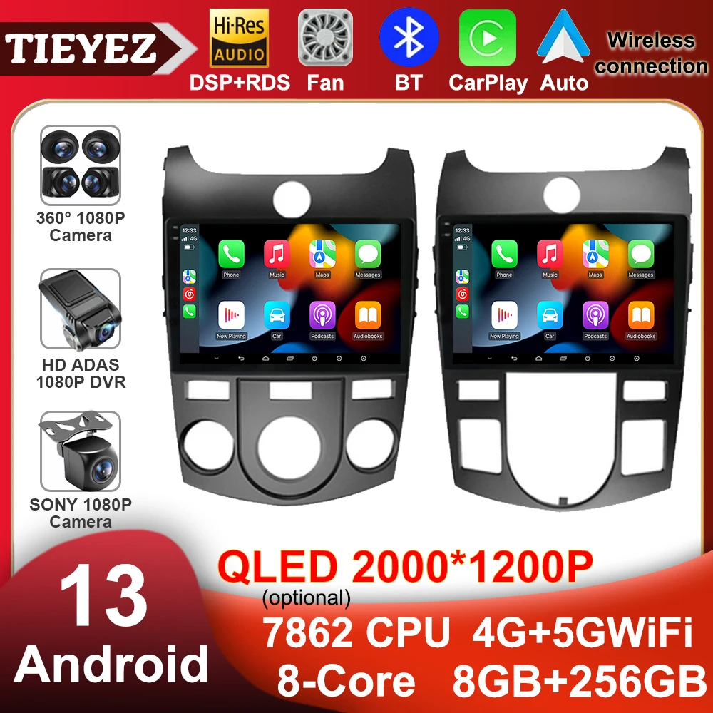 4G Android 13 Car Stereo Radio Multimedia Video Player For Kia Cerato 2 TD 2008-2013 Navigation GPS Head Unit Wireless Carplay
4G Android 13 Car Stereo Radio Multimedia Video Player For Kia Cerato 2 TD 2008-2013 Navigation GPS Head Unit Wireless Carplay