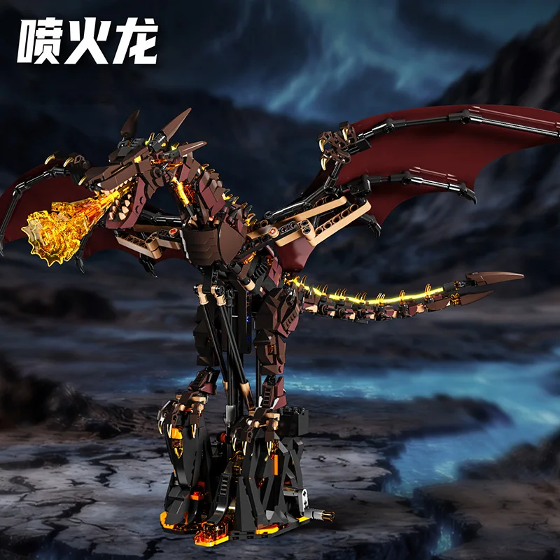 1439 шт. динозавр в сборе, строительные блоки, механическая игрушка-дракон для мальчиков, образовательный подарок на день рождения, креативная строительная модель
1439 шт. динозавр в сборе, строительные блоки, механическая игрушка-дракон для мальчиков, образовательный подарок на день рождения, креативная строительная модель