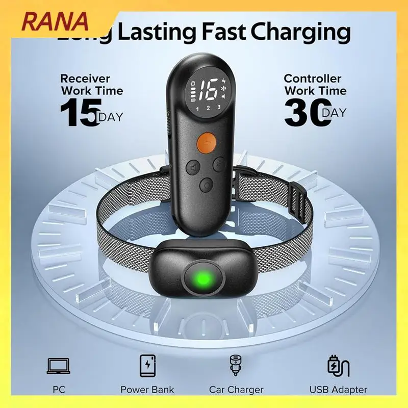 RANA Electric Dog Training Collar, Dog Shock Training Collar,Anti Barking Device , Bark Stopper, Rechargeable Pet Supply
RANA Electric Dog Training Collar, Dog Shock Training Collar,Anti Barking Device , Bark Stopper, Rechargeable Pet Supply