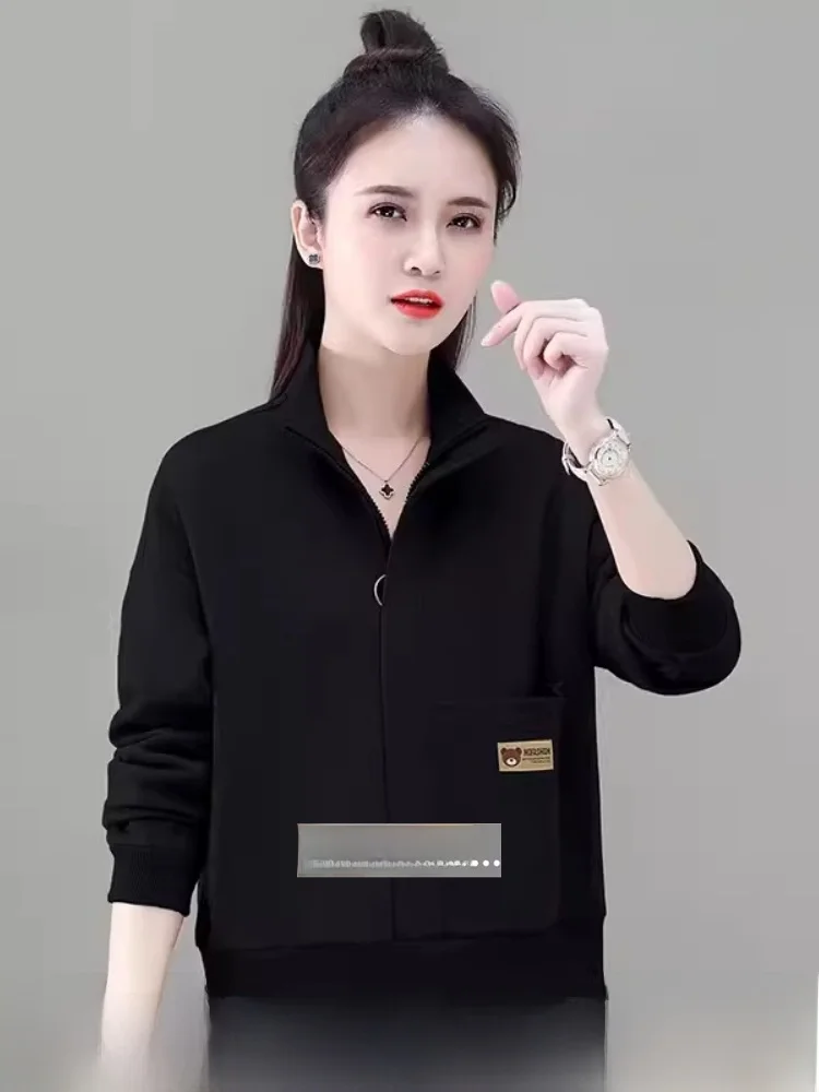 Spring Autumn Zipper Hoodie ort Faionable Women's Top Trendy Streetwear Straight Cut Long Sve Hoodie Commute Sle
Spring Autumn Zipper Hoodie ort Faionable Women's Top Trendy Streetwear Straight Cut Long Sve Hoodie Commute Sle