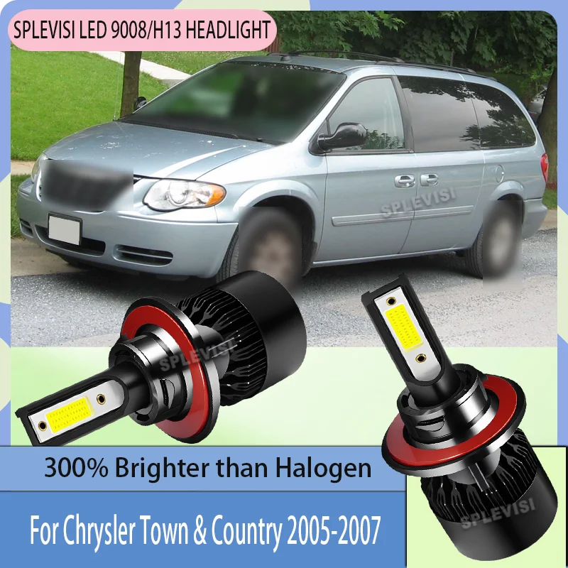 LED Black aluminium Xenon White Headlight Bulbs Lamp Light 300% Brightness Increase For Chrysler Town & Country 2005 2006 2007
LED Black aluminium Xenon White Headlight Bulbs Lamp Light 300% Brightness Increase For Chrysler Town & Country 2005 2006 2007
