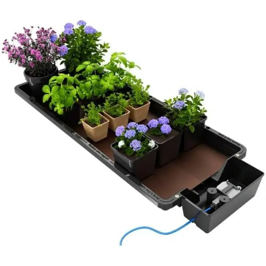 Tray2Grow System - Standard Tray2Grow with No Tank - Self-Watering Gravity-Fed Hydroponic Indoor System Black
Tray2Grow System - Standard Tray2Grow with No Tank - Self-Watering Gravity-Fed Hydroponic Indoor System Black