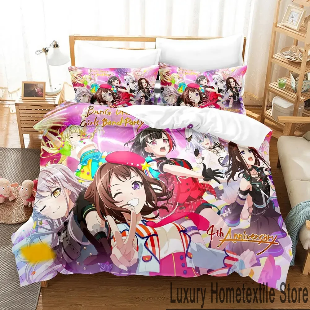 3D Print BanG Dream Anime Girls Band Party Bedding Set Boys Girls Twin Queen King Size Duvet Cover Pillowcase Bed boys Adult
3D Print BanG Dream Anime Girls Band Party Bedding Set Boys Girls Twin Queen King Size Duvet Cover Pillowcase Bed boys Adult