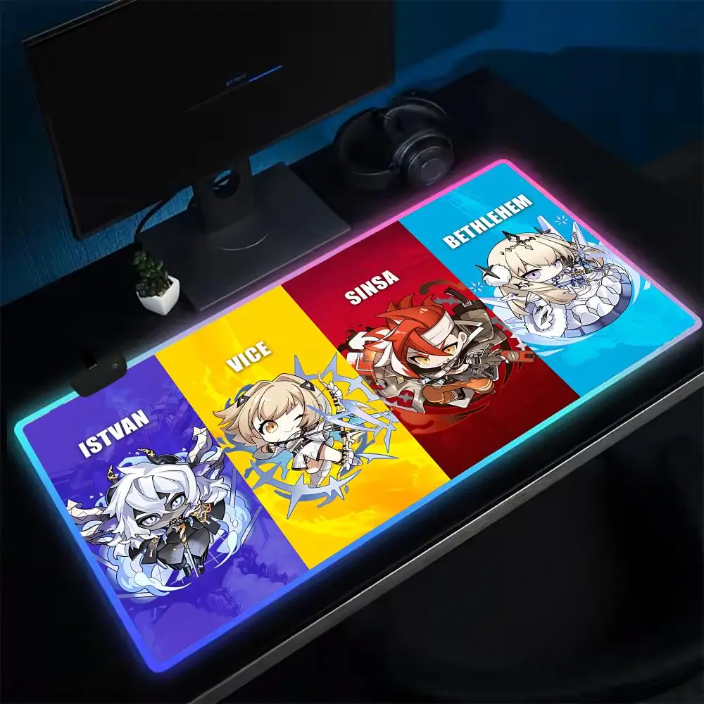 Alchemy Stars Mouse Pad Anime Gaming Mouse Pad LED Table Pads Backlit Rubber Desktop XXL RGB Desk Mats
Alchemy Stars Mouse Pad Anime Gaming Mouse Pad LED Table Pads Backlit Rubber Desktop XXL RGB Desk Mats