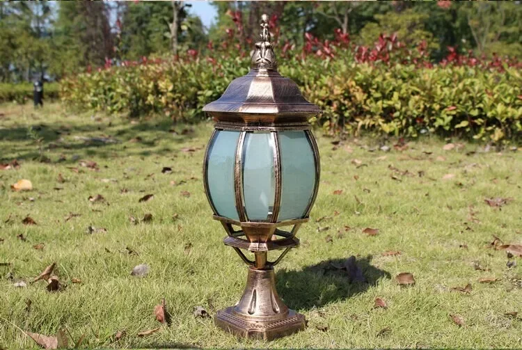 Pillar Light Column Head Lamp Fashion Pumpkin Goalpost Outdoor Waterproof Landscape Lighting Lamp E27 LED Home Decor Fixtures
Pillar Light Column Head Lamp Fashion Pumpkin Goalpost Outdoor Waterproof Landscape Lighting Lamp E27 LED Home Decor Fixtures