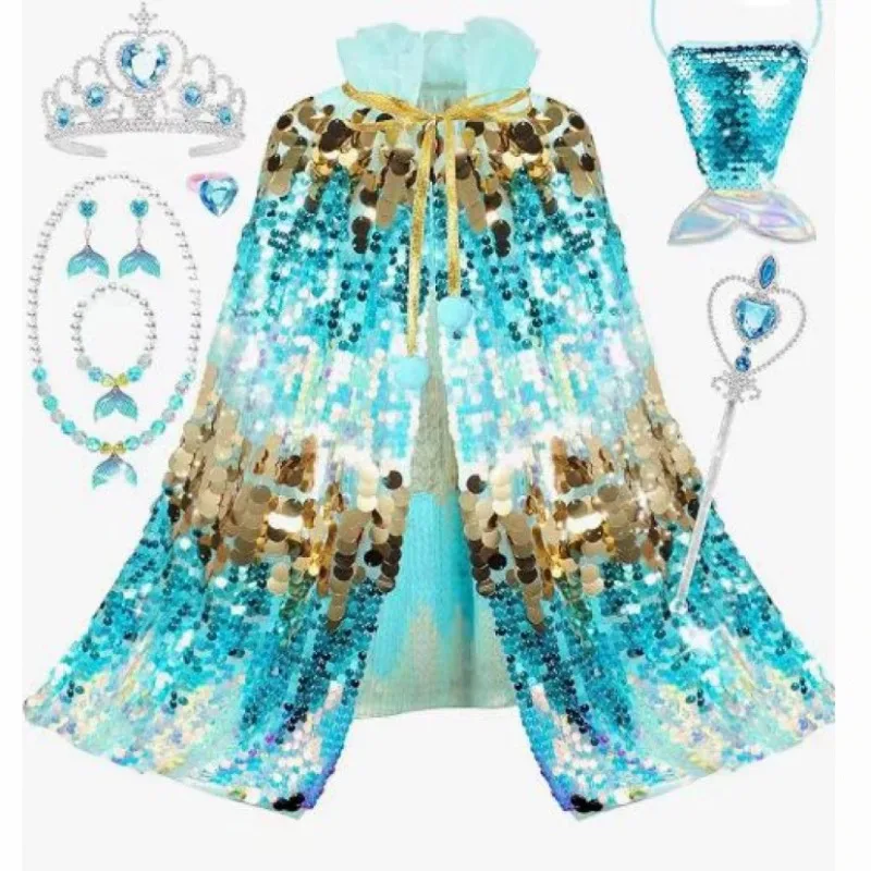 Colorful Rainbow Glitter Tulle Princess Cape New Stylish Dress Outfit Sparkle Mesh Shawl Holiday Birthday Party Photo Decor Gift
Colorful Rainbow Glitter Tulle Princess Cape New Stylish Dress Outfit Sparkle Mesh Shawl Holiday Birthday Party Photo Decor Gift