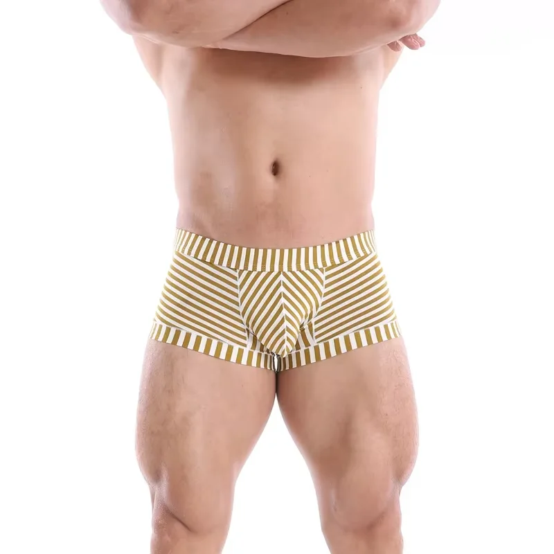 Men's Bulge Boxy Underwear Gays Sexy U Convex Pouch Boxer Briefs Cotton Striped Shorts Panties Boxershorts for Men Sports Trunks
Men's Bulge Boxy Underwear Gays Sexy U Convex Pouch Boxer Briefs Cotton Striped Shorts Panties Boxershorts for Men Sports Trunks