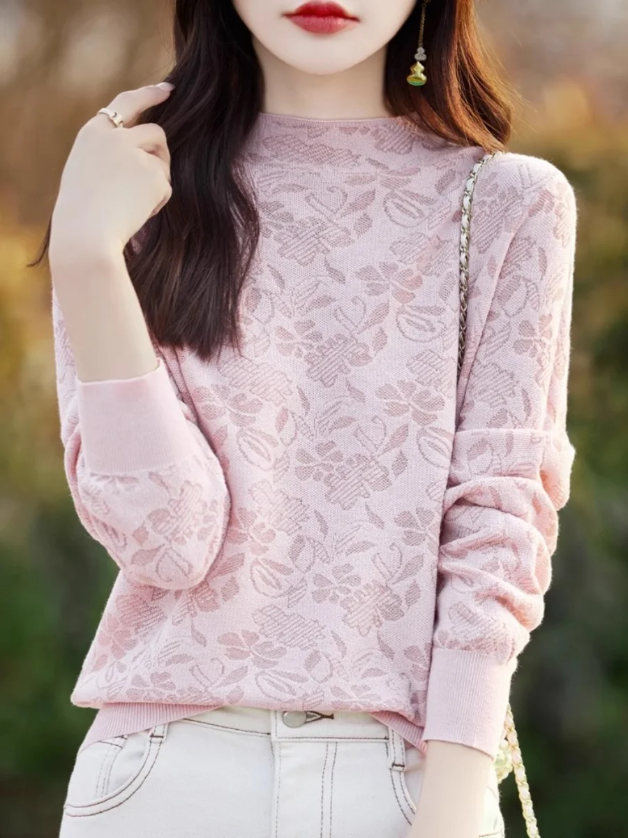 Весенний вязаный шерстяной свитер женский с вышивкой, длинный рукав, из высококачественной пряжи, новый дизайн, кружевной узор, вязаный крючком
Весенний вязаный шерстяной свитер женский с вышивкой, длинный рукав, из высококачественной пряжи, новый дизайн, кружевной узор, вязаный крючком