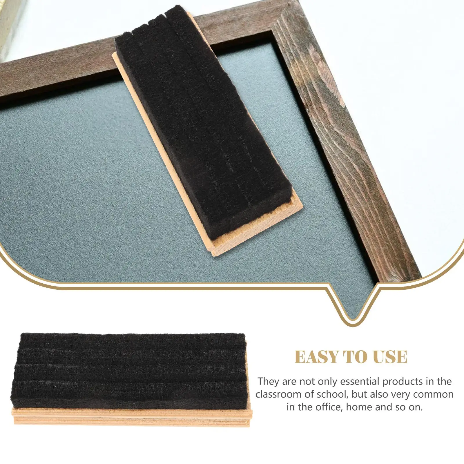 5pcs Wool Felt Chalkboard Erasers Wooden Blackboard Wiper Classroom Supplies Portable School Office Use
5pcs Wool Felt Chalkboard Erasers Wooden Blackboard Wiper Classroom Supplies Portable School Office Use