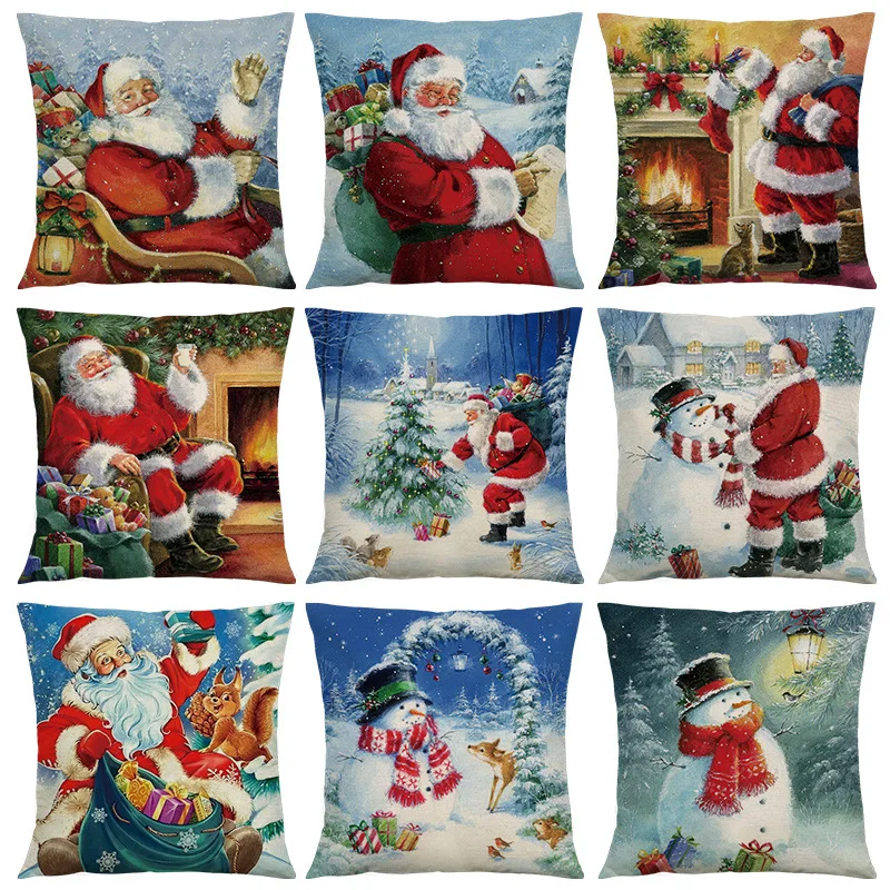 Cartoon Santa Claus Pillow Case, Popular Nordic Cross-border Cushion for Living Room and Bedroom
Cartoon Santa Claus Pillow Case, Popular Nordic Cross-border Cushion for Living Room and Bedroom