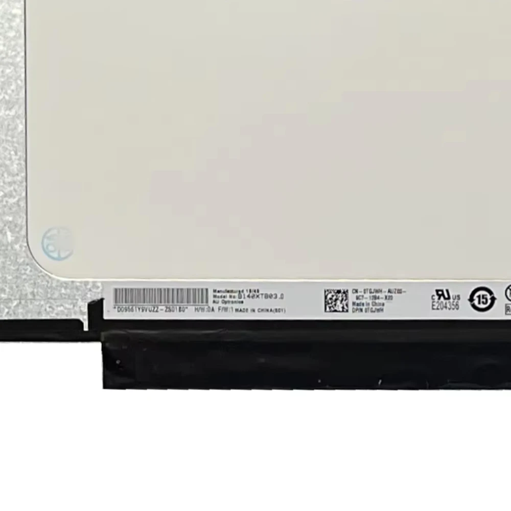 B140XTB03.0 Laptop LCD LED Touch Screen Panel DP/N: 0TGJWH 14.0''
B140XTB03.0 Laptop LCD LED Touch Screen Panel DP/N: 0TGJWH 14.0''