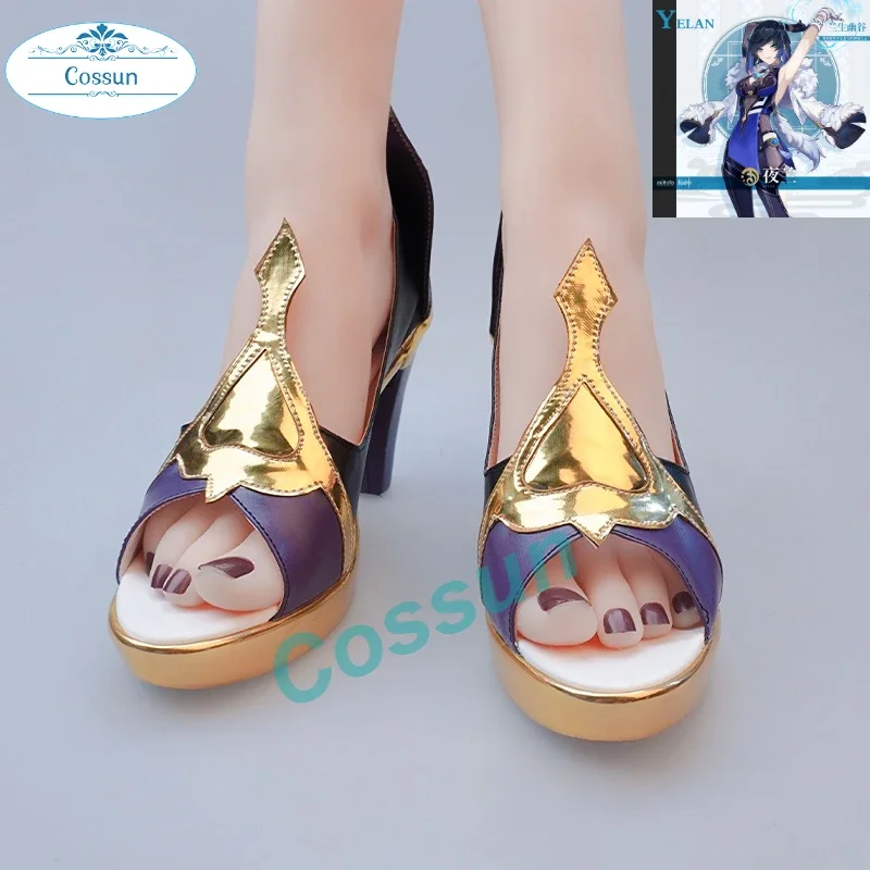 New Arrival Game Genshin Impact Yelan Cosplay Shoes Yelan Women Shoes High Heels Cosplay Shoes
New Arrival Game Genshin Impact Yelan Cosplay Shoes Yelan Women Shoes High Heels Cosplay Shoes