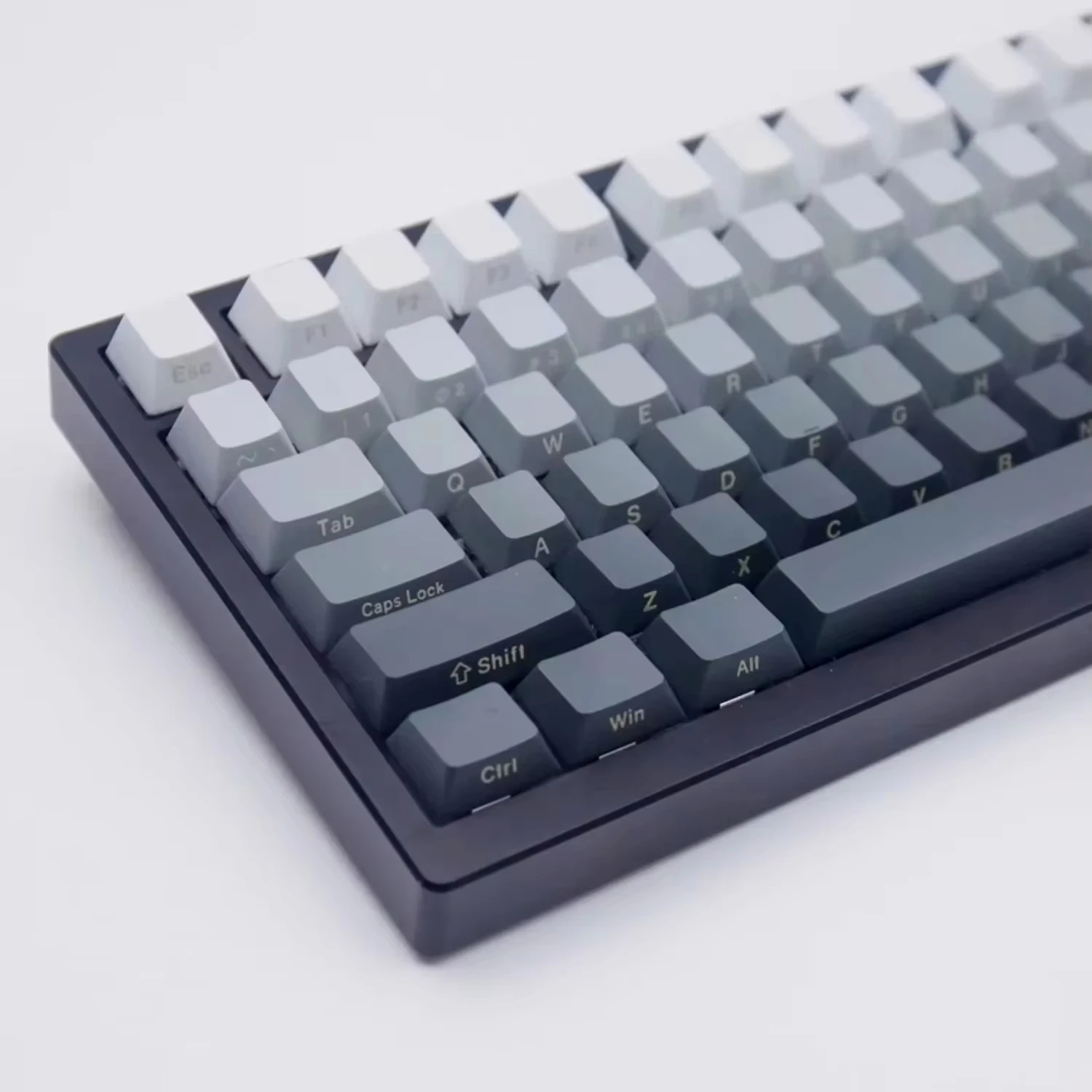 Dusty Gray Cherry Keycaps PBT 125 Keys Side Engraved Translucent for MX Switch 60/84/90/104/108 Layout Mechanical Keyboards
Dusty Gray Cherry Keycaps PBT 125 Keys Side Engraved Translucent for MX Switch 60/84/90/104/108 Layout Mechanical Keyboards