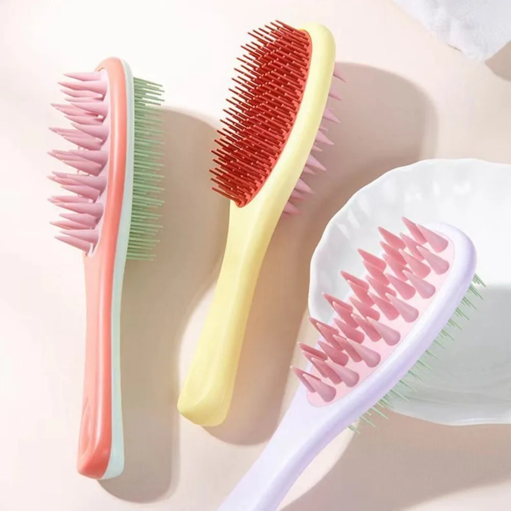 Double-sided 2-in-1 Comb Hair Massager Long Handle Silicone Shampoo Brush Hair Care Double Toothed Scalp Massage Brush
Double-sided 2-in-1 Comb Hair Massager Long Handle Silicone Shampoo Brush Hair Care Double Toothed Scalp Massage Brush