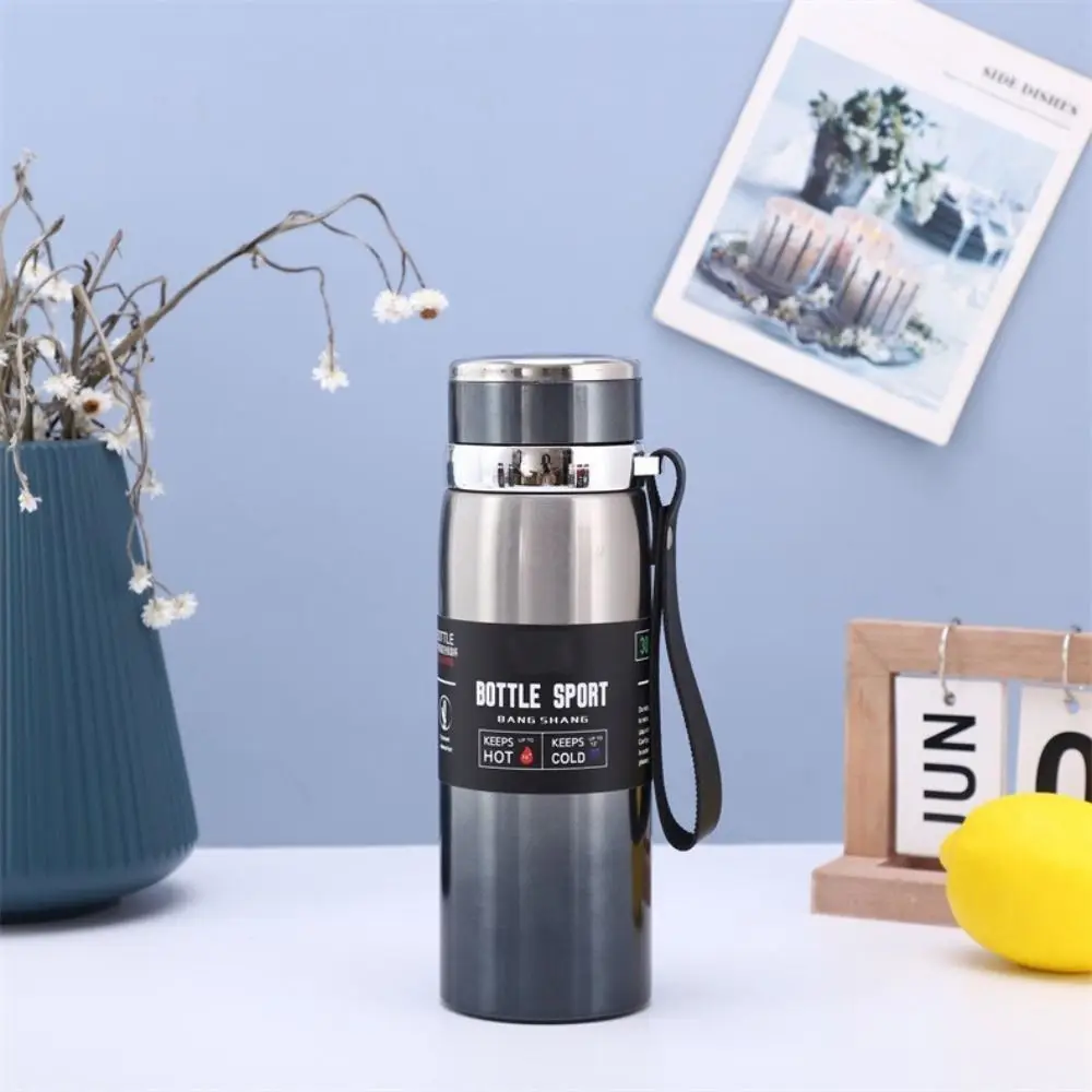 800/1000ML Thermal Water Bottle Double Layer with Hanging Rope Vacuum Flask Large-capacity Anti-slip Bottom 'Insulated Cup
800/1000ML Thermal Water Bottle Double Layer with Hanging Rope Vacuum Flask Large-capacity Anti-slip Bottom 'Insulated Cup
