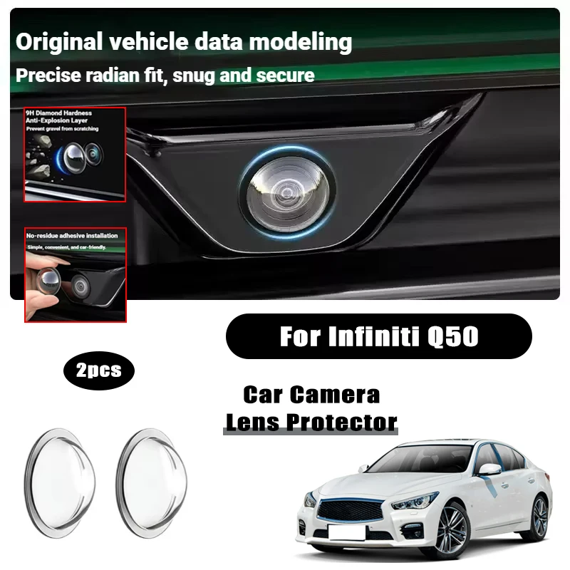 2PCS car camera lens protective cover For Infiniti Q50 rearview reversing camera protective cover 360°camera protection
2PCS car camera lens protective cover For Infiniti Q50 rearview reversing camera protective cover 360°camera protection