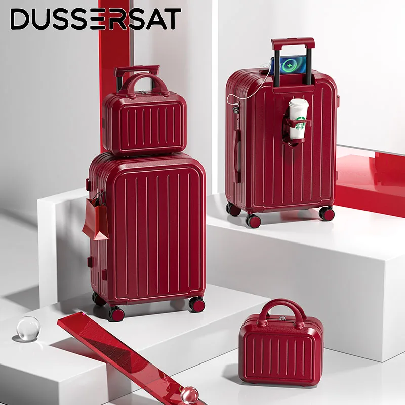 Red Travel Suitcase 20/22/24/26/28 Inch Luggage with TSA Lock, 360° Spinner Wheels, Durable ABS+PC Shell Luggage Suitcase
Red Travel Suitcase 20/22/24/26/28 Inch Luggage with TSA Lock, 360° Spinner Wheels, Durable ABS+PC Shell Luggage Suitcase