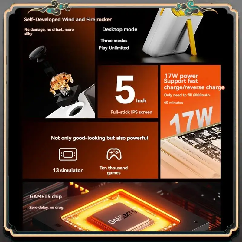 Premium E5 Handheld Video Game Console 128G 20000 Games 5Inch HD Retro Game Console 6000Mah Support 13 Emulators
Premium E5 Handheld Video Game Console 128G 20000 Games 5Inch HD Retro Game Console 6000Mah Support 13 Emulators