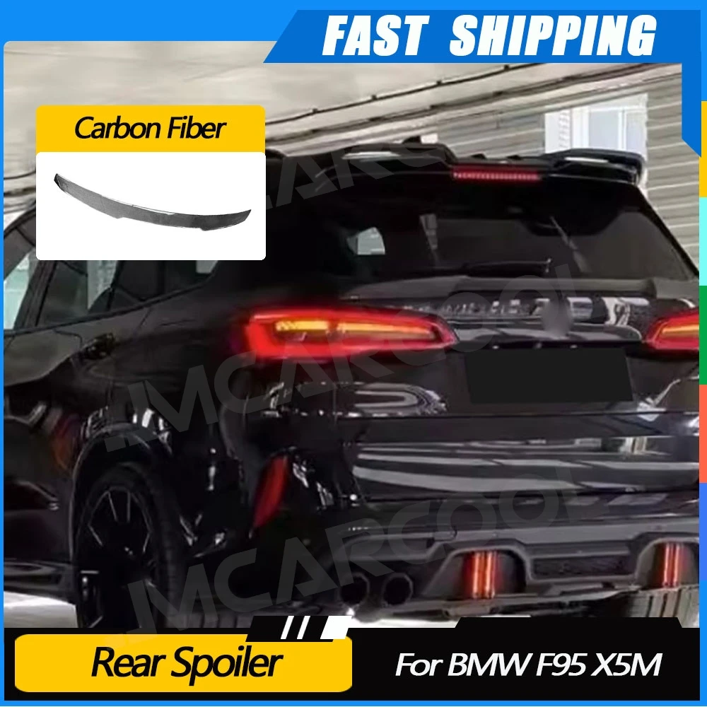 JMCARCOOL Carbon Fiber Rear Roof Spoiler Wing Accessories Rear Bumper Lip Spoiler Car Styling For BMW F95 X5M 2019-2022
JMCARCOOL Carbon Fiber Rear Roof Spoiler Wing Accessories Rear Bumper Lip Spoiler Car Styling For BMW F95 X5M 2019-2022